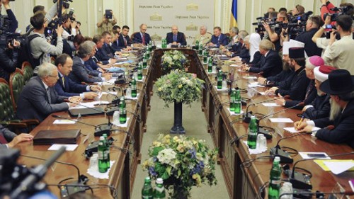 На Украине прошел второй круглый стол национального единства - ảnh 1